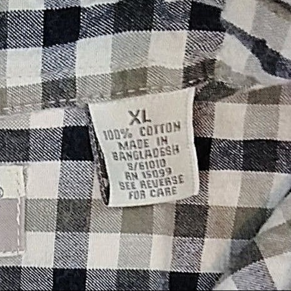 FieldMaster Men's Shirt Size XL Plaid Blue - Picture 5 of 5